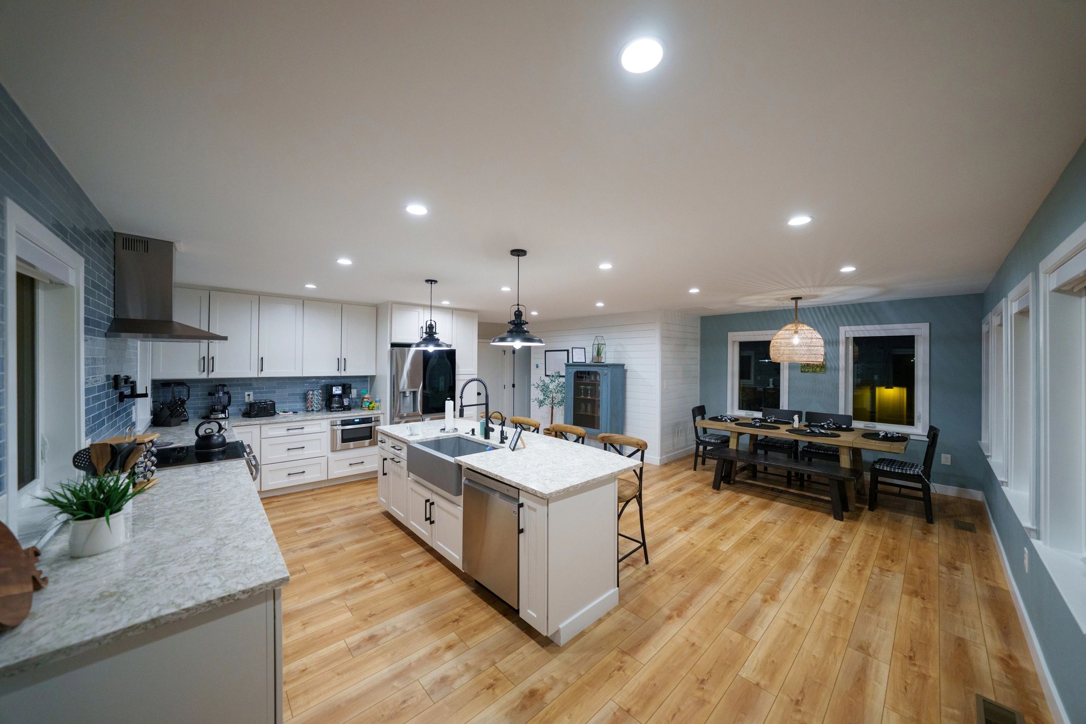 Modern kitchen renovation representing client success