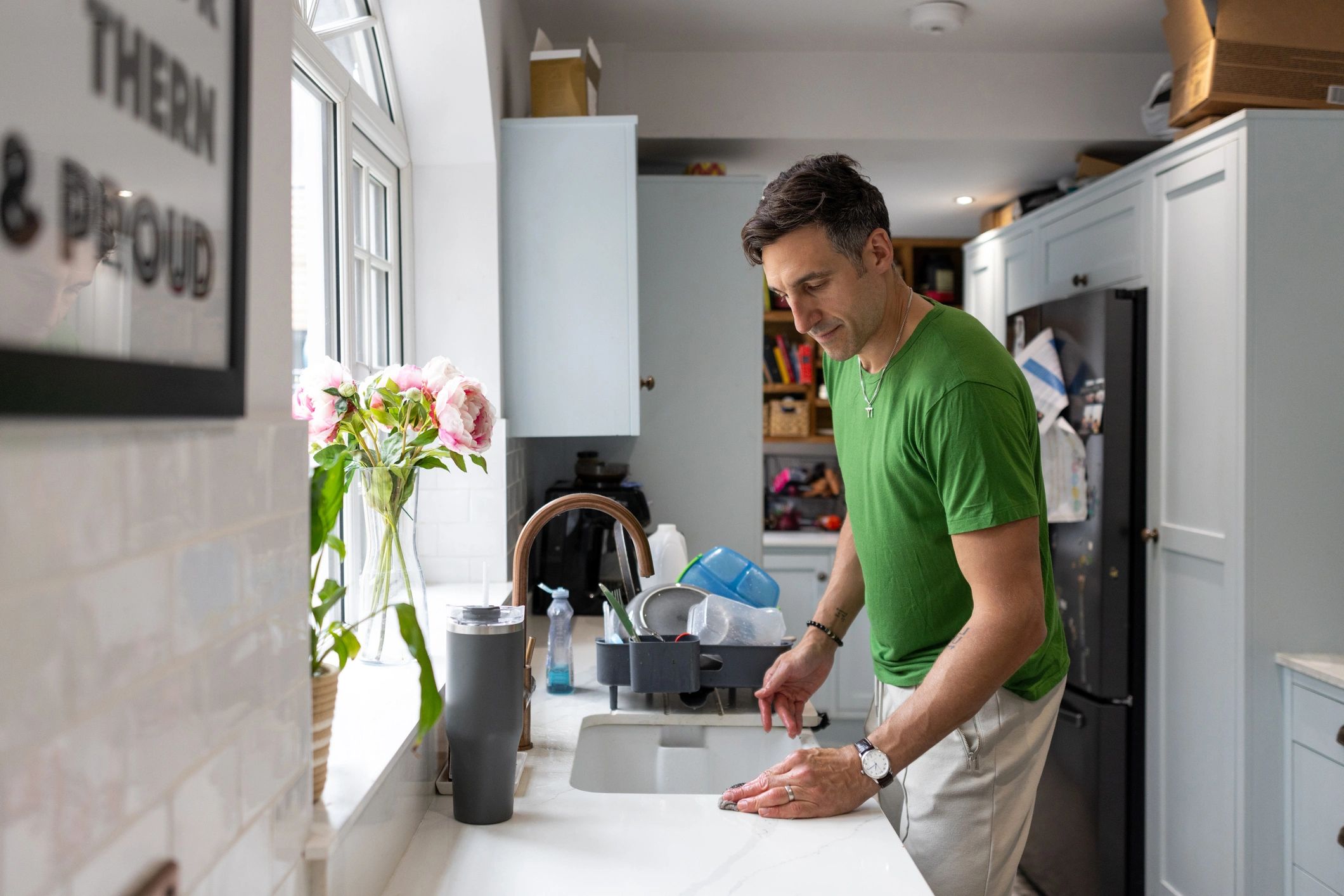 Clean modern kitchen representing appliance service